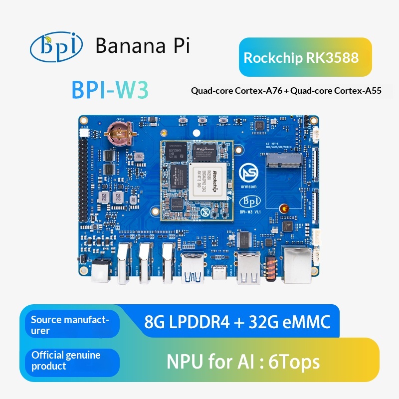 Rockchip Rk3588 Development Board - Placa de Desenvolvimento de Roteador de