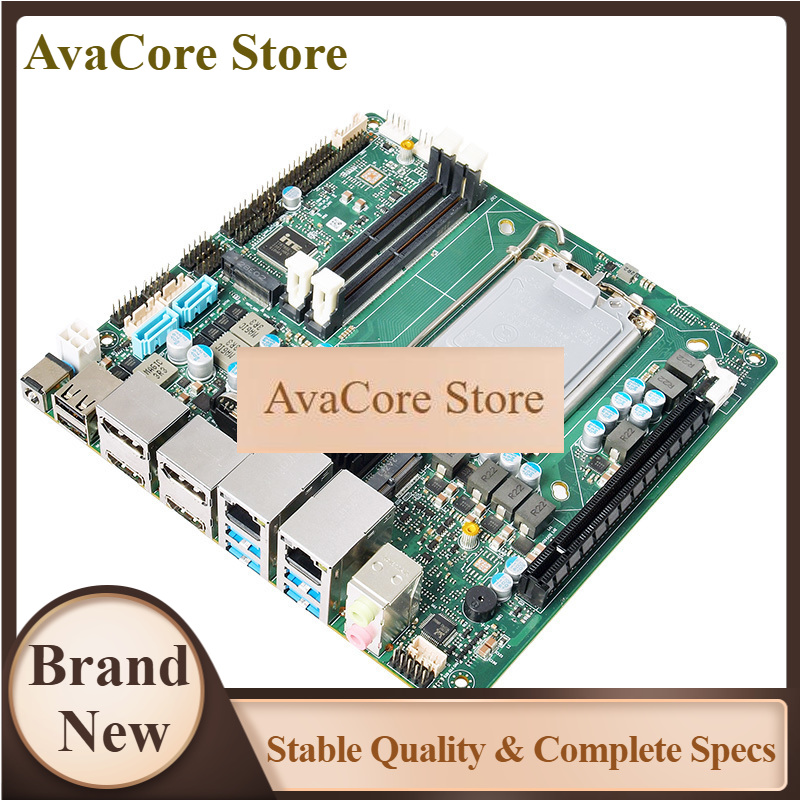 Lga1700 Itx Motherboard Ddr5 - Placa-Mãe Industrial Mini ITX AvaCoreITX610B LGA1700