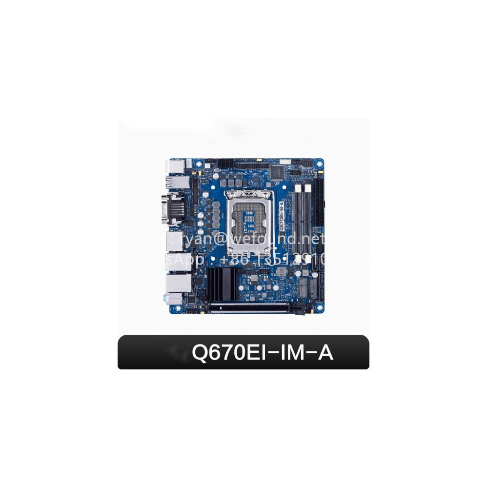 Lga1700 Itx Motherboard Ddr5 - Placa-mãe Q670EI-IM-A mini-ITX soquete LGA1700 para