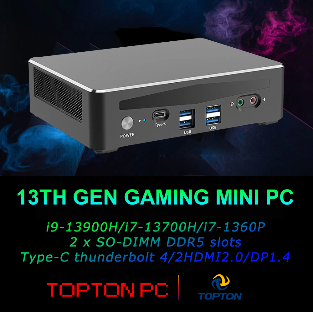 Intel Core I9 13900H Mini Pc - Mini computador para jogos 13a geração