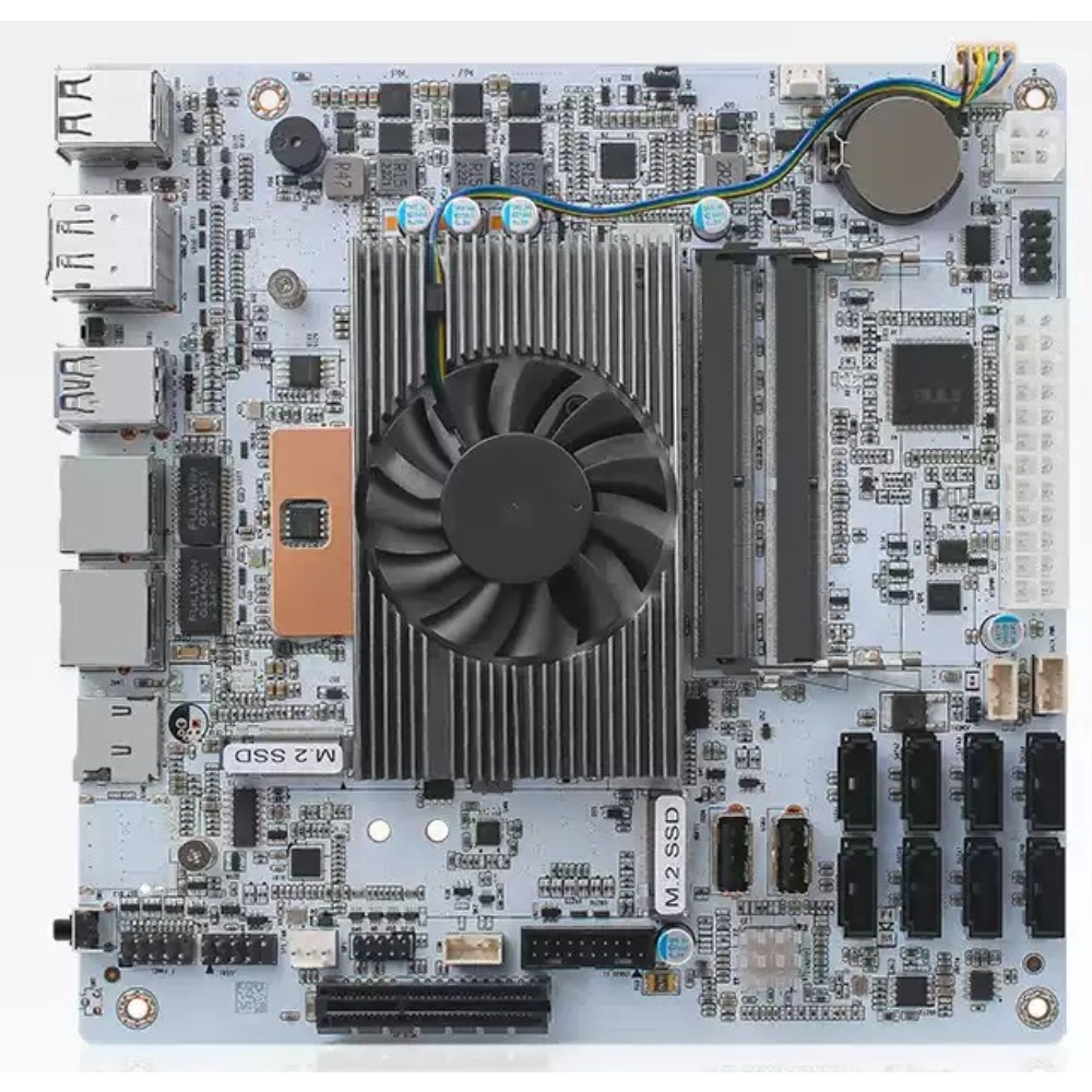 Nas Motherboard 8 Sata Mini Itx - Placa-Mãe Mini-ITX Branca M11 NAS I5-8265U