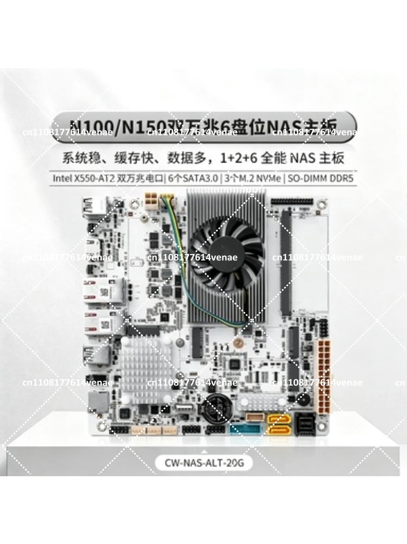 Placa-Mãe NAS de 8 Baias com C - Nas Motherboard 8 Sata Mini Itx avaliação e preço