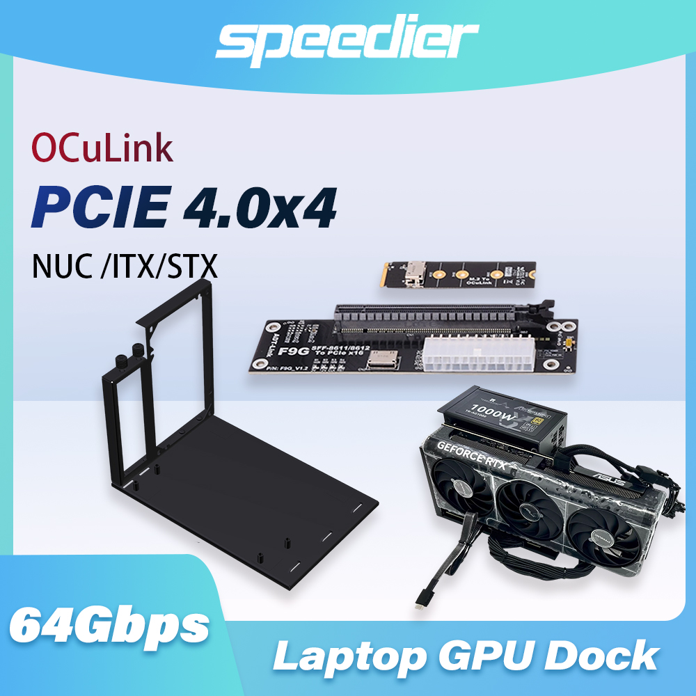 Adaptador EGPU F9G 64Gbps OcuL - Oculink Egpu Mini Pc avaliação e preço