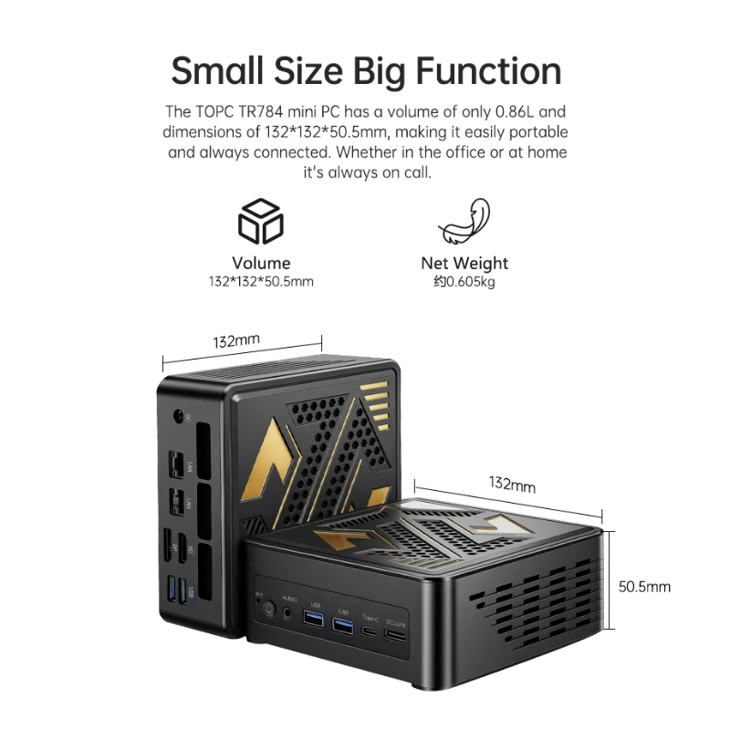 TOPC OCuLink Mini PC Ryzen 7 7 - Oculink Egpu Mini Pc avaliação e preço