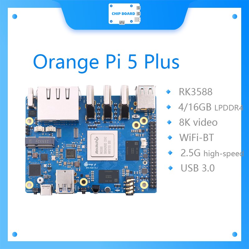 Orange Pi 5 Plus Computador de - Rockchip Rk3588 Development Board avaliação e preço