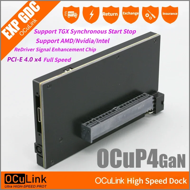 OCuP4GaN OCuLink GPU Dock Case - Oculink Egpu Mini Pc avaliação e preço