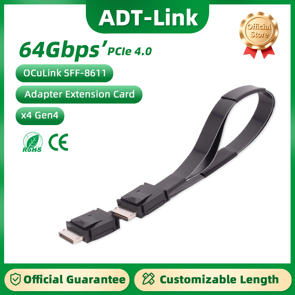 ADT-Link PCI-E 4.0 X4 SFF-8611 - Oculink Egpu Mini Pc avaliação e preço