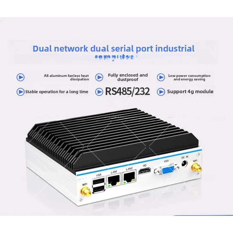 Mini PC Industrial - Quad-Core - Fanless Industrial Pc Rs485 Core I7 avaliação e preço