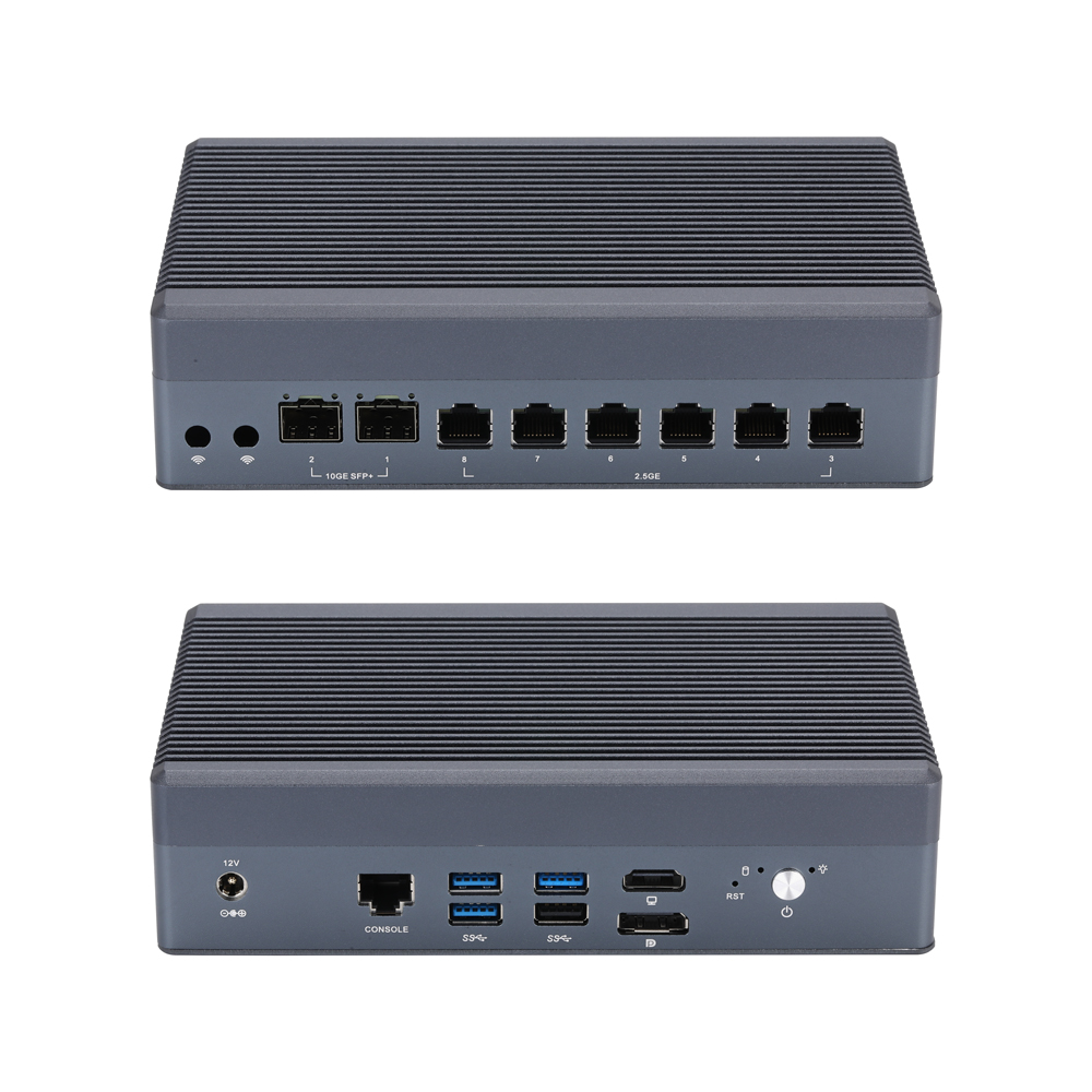 Mini PC Barebone 2x Intel 10G  - Dual Lan 10G Sfp+ Mini Pc avaliação e preço