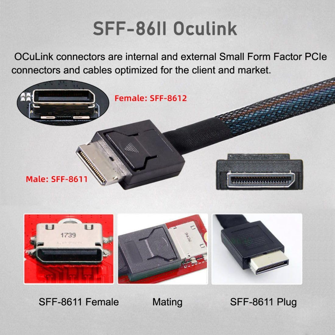 JonISerl Oculink Cable PCIe 4. - Oculink Egpu Mini Pc avaliação e preço