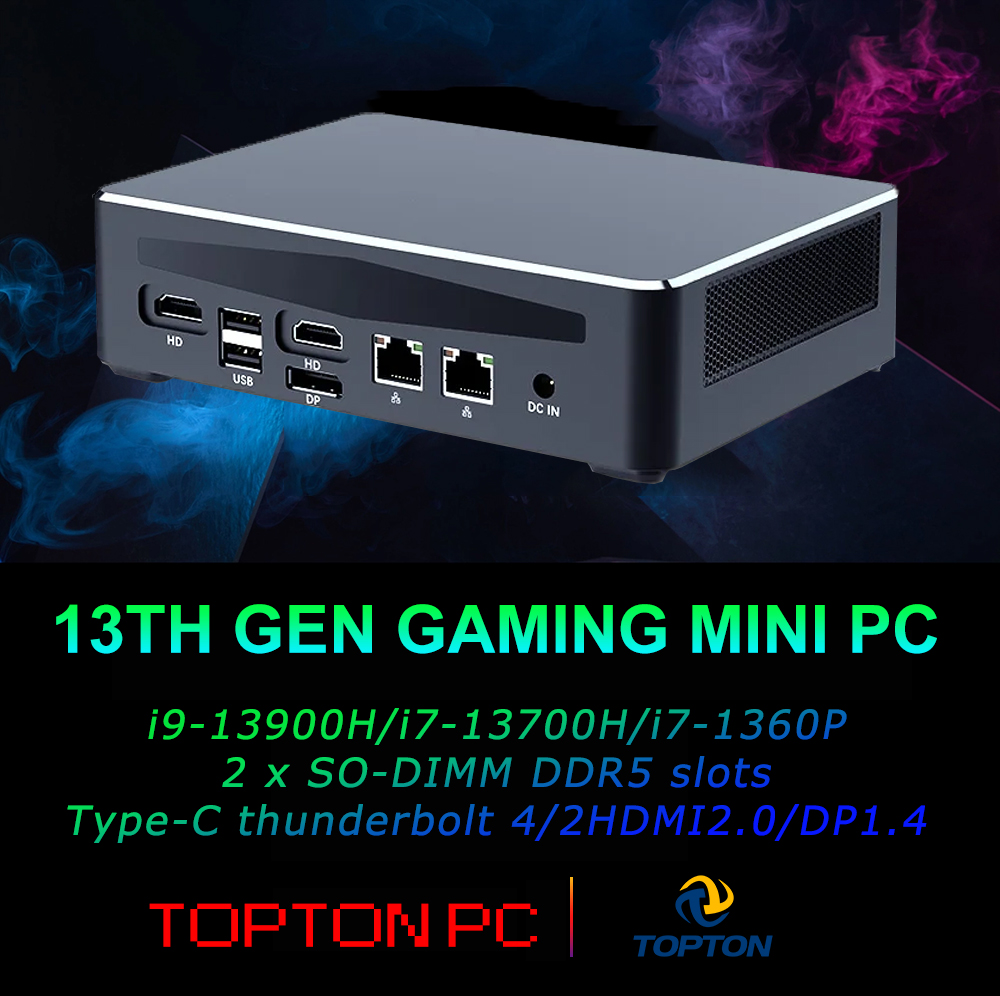 Computador de mesa poderoso co - Intel Core I9 13900H Mini Pc avaliação e preço