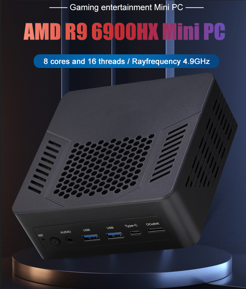 Mini PC Qculink AMD Ryzen 9 89 - Amd Ryzen 9 7940Hs 64Gb Mini Pc avaliação e preço