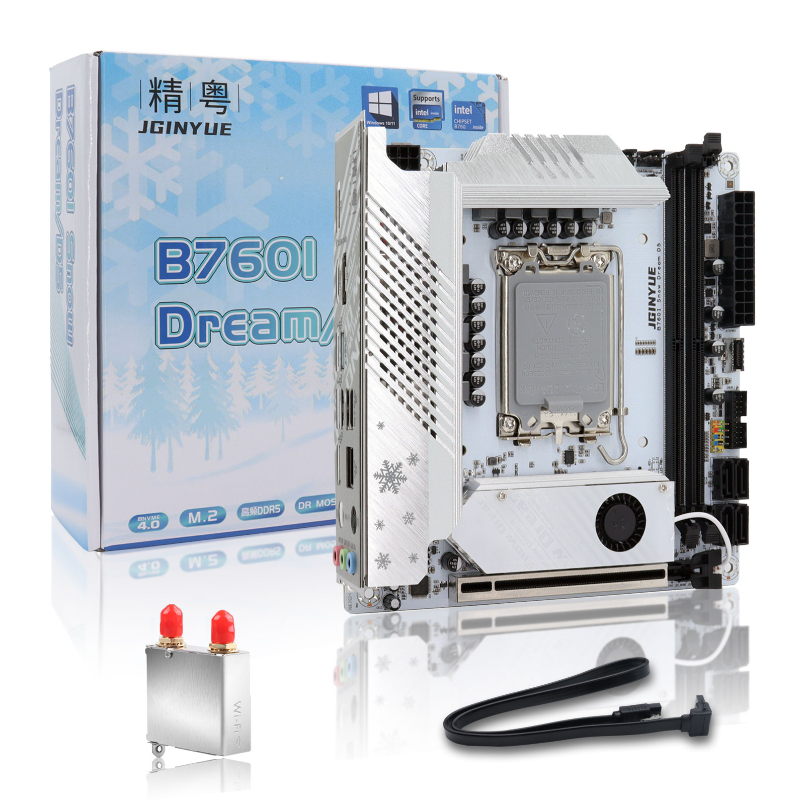 B760i argb wifi ddr5 placa-mãe - Lga1700 Itx Motherboard Ddr5 avaliação e preço