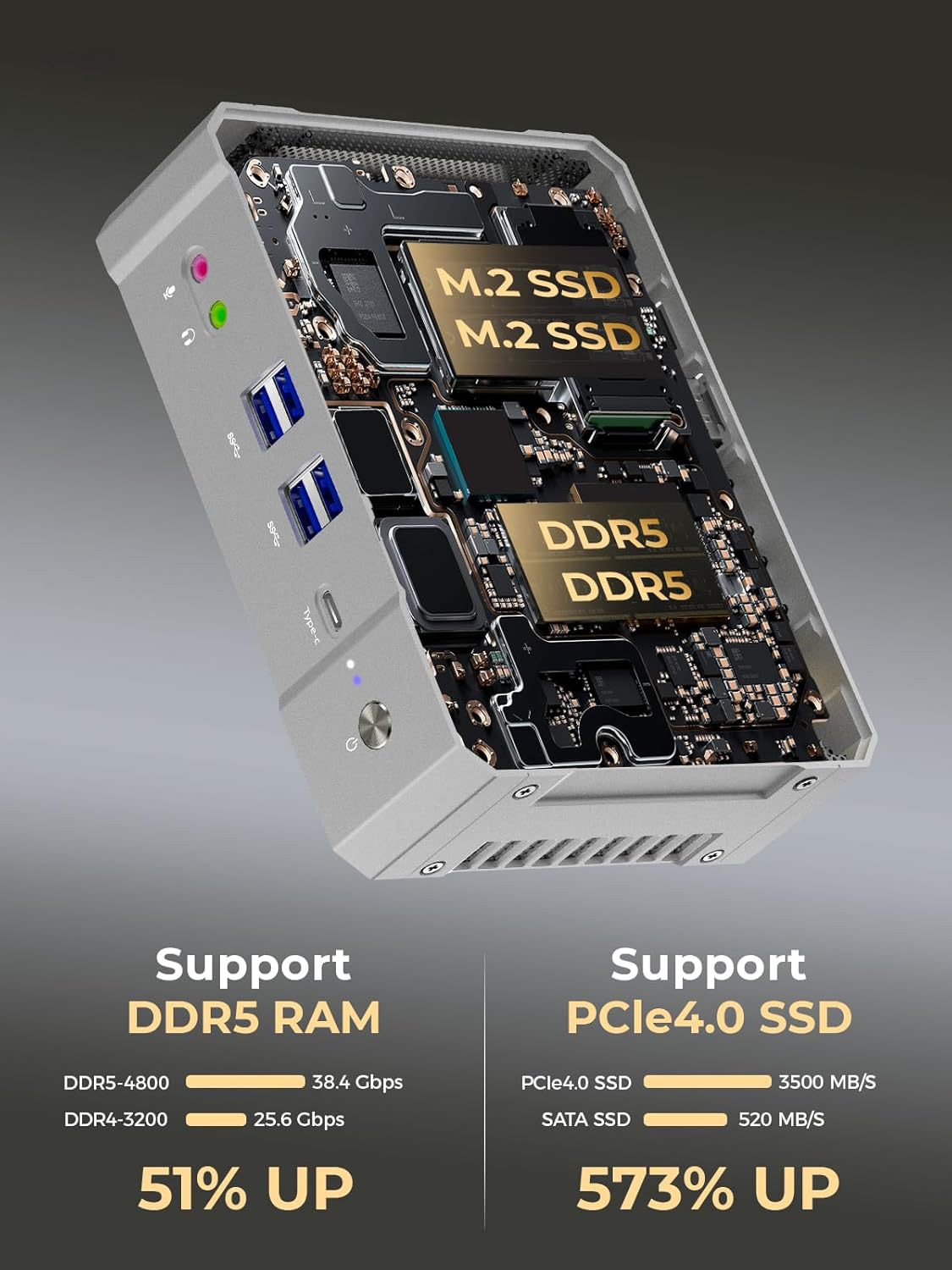 Yohirs 13th gen i9 13900h i7 1 - Intel Core I9 13900H Mini Pc avaliação e preço